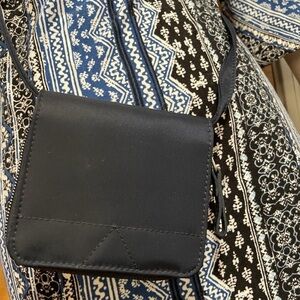 Eddie Bauer Black Crossbody Wallet